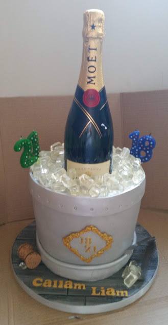 Ice Bucket Cake by Michelle's Homemade Cakes