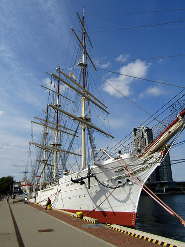 Polish Sailing Ship The Dar Pomorza in Poland