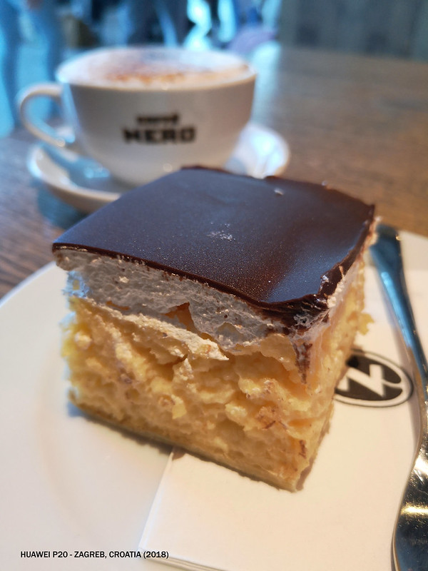 2018 Croatian Kremsnita Vanilla Custard Cream Cake