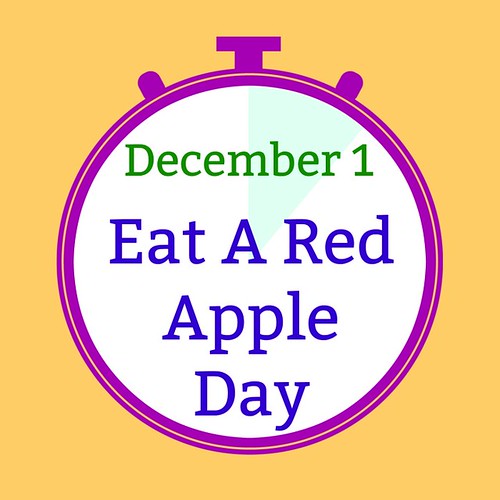December 1 Eat A Red Apple Day on the SIMPLE moms