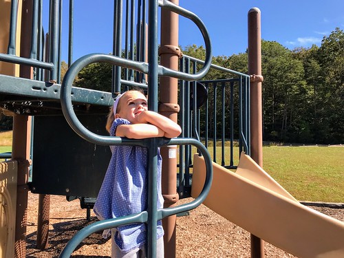children kid charlie play playground lakeannastatepark fall sky