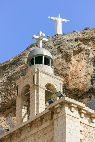 church maloula maaloula sainttakla statue jerod rifdimashq syrië sy maalula