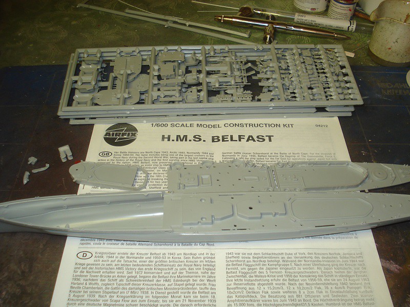 HMS Belfast - Airfix 1/600 45302978915_864597d913_b