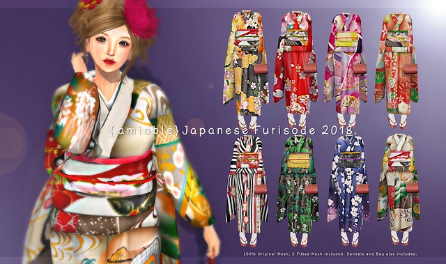{amiable}New Furisode 2018@Japonica(50%OFF SALE).