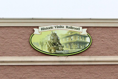 oklahoma vinita railroad sign