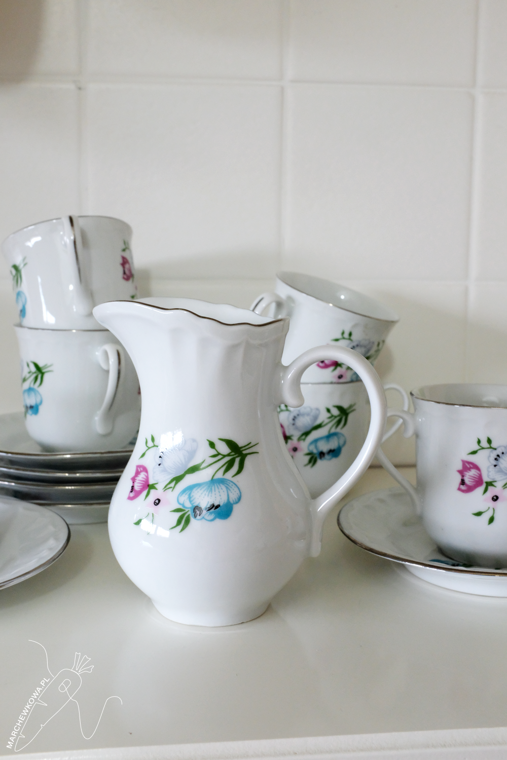 marchewkowa, blog, stara porcelana, porcelain, vintage, 1950s, 1960s, retro kuchnia, Bogucice, Giesche
