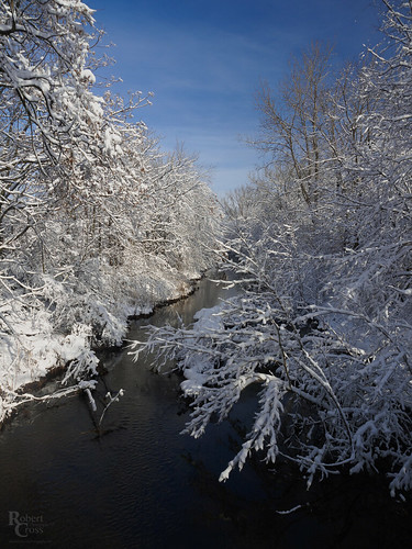 boston em5 massachusetts melrose omd olympus snow winter malden oakgrove creek stream water bluesky newengland landscape portrait 1250mmf3563mzuiko