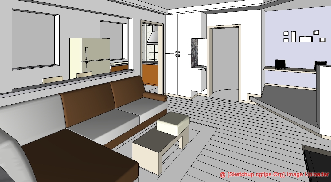 1476 Interior House Sketchup Model Free Download Part 9