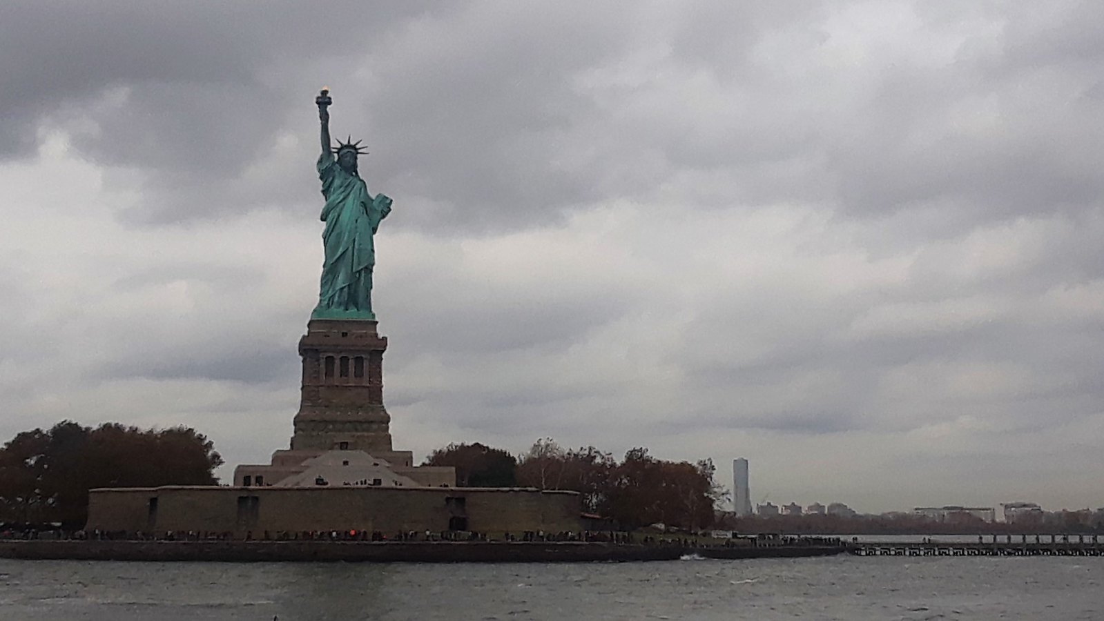 The Statue of Liberty from the ferry