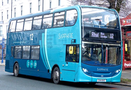 CX14 BXZ ‘ARRIVA Buses Wales’ No. 4539 ‘Sapphire 12’. Alexander Dennis Ltd (ADL) E40D / ‘ADL’ Enviro 400 on Dennis Basford’s railsroadsrunways.blogspot.co.uk’