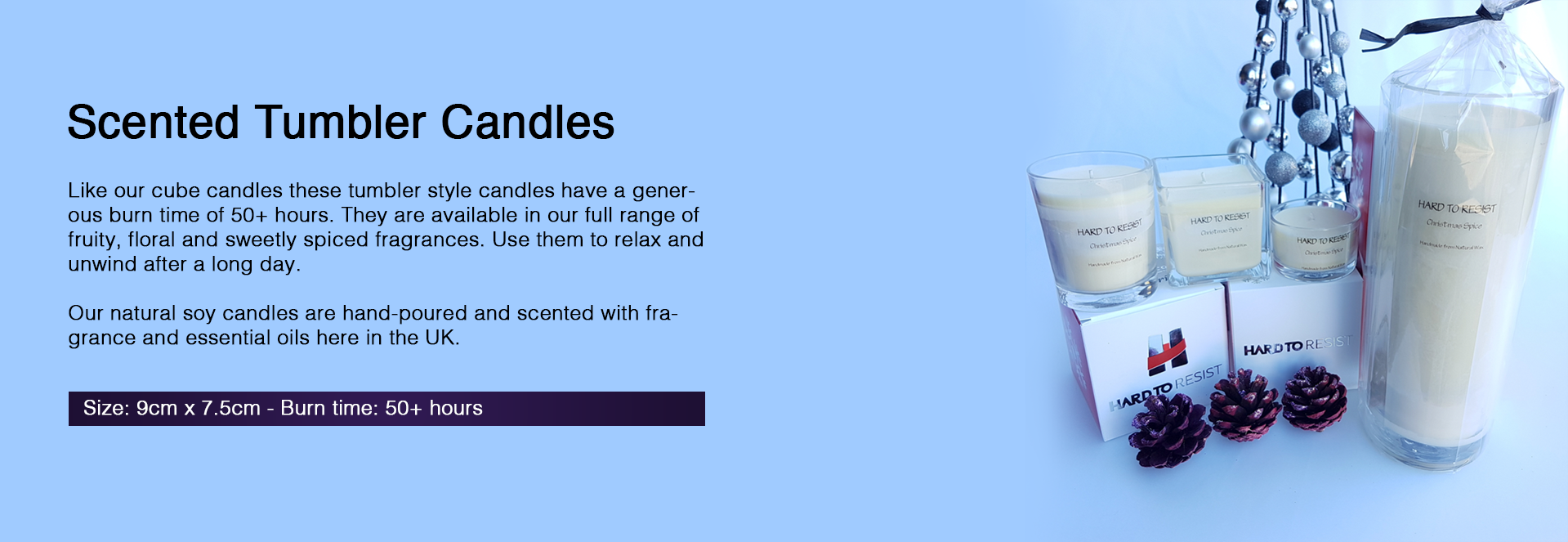 Scented Tumbler Candles