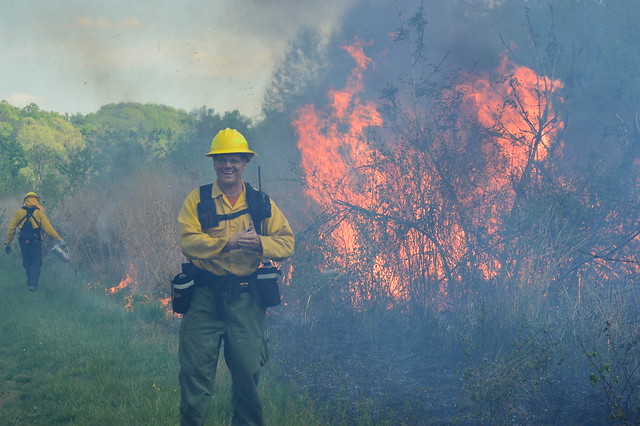 Resource Specialists and specially trained park staff assist with burns