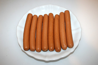 01 - Zutat Bockwürstchen / Ingredient sausags (bockwurst)