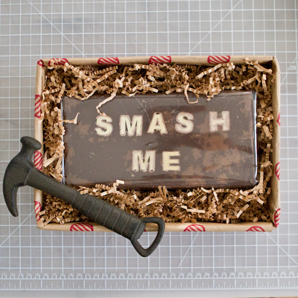 2 Pounds of "Smash Me" Chocolate Block