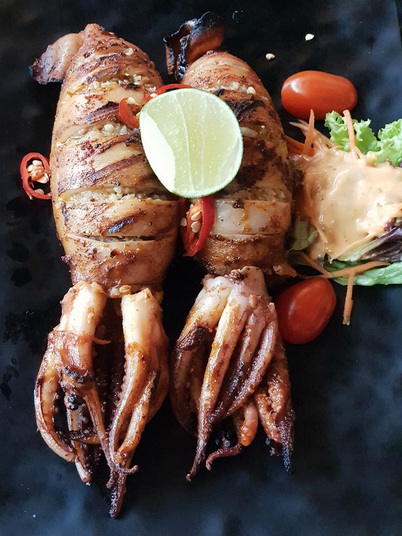 Rellenong Pusit (Stuffed Squid) rm$25.80 @ Deepsea Food at Sunway Geo Avenue