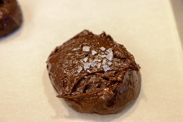 Brownie Crinkle Cookies with Sea Salt | Food Librarian