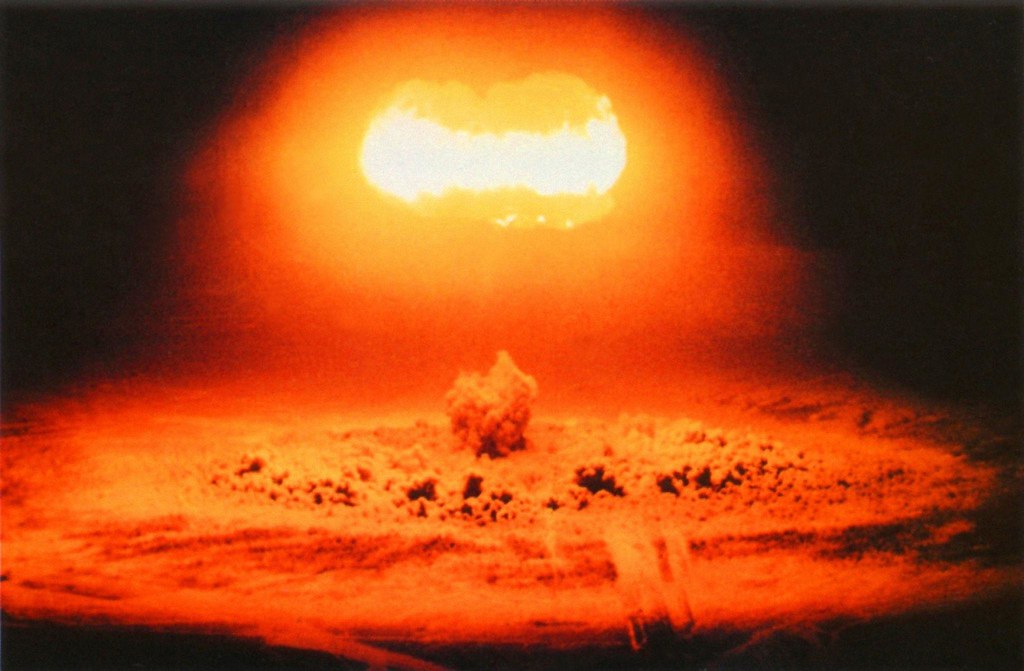 1957. Ядерное испытание Стокса в Неваде. 25 июня