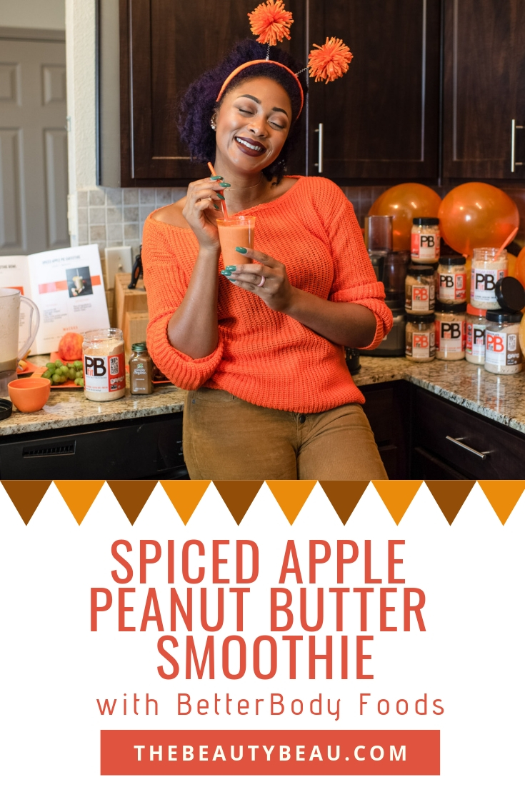 SPICED APPLE PEANUT BUTTER SMOOTHIE