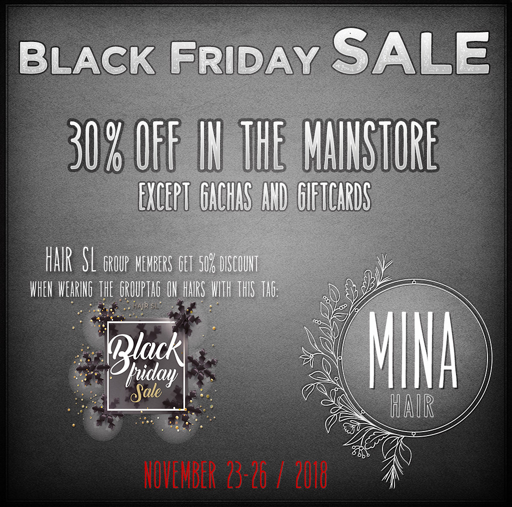 MINA Hair – Black Friday sale!