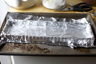 foil tightly, no weights