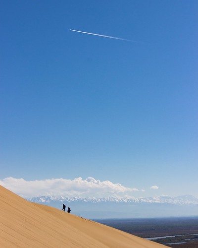 nature sky airplane travel people composition kazakhstan mountain