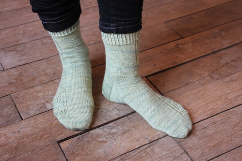 Twisted Argyle socks