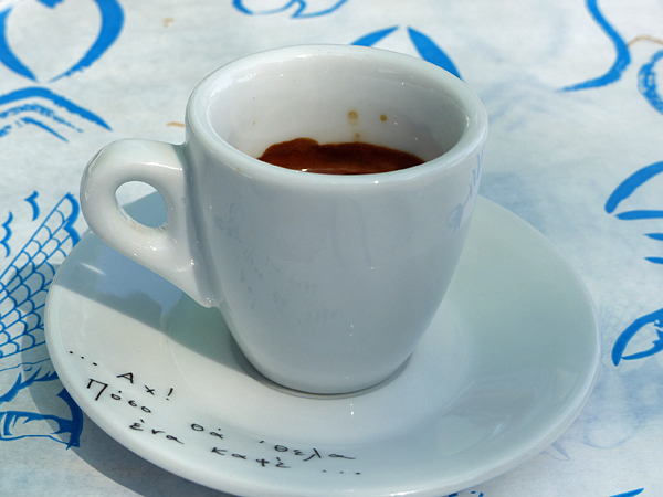 un café grec