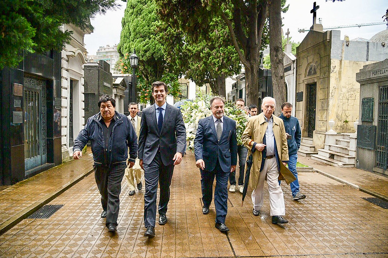 Acto Homenaje a Manuel Dorrego - Cementerio de la Recoleta