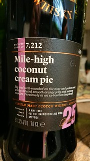 SMWS 7.212 - Mile-high coconut cream pie