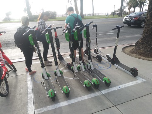 E-scooters (stand up scooters), Santa Monica