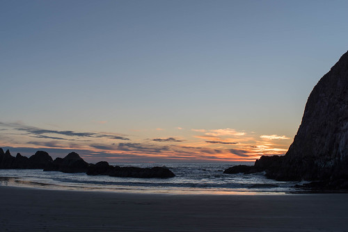 oregoncoast sealrock sunset