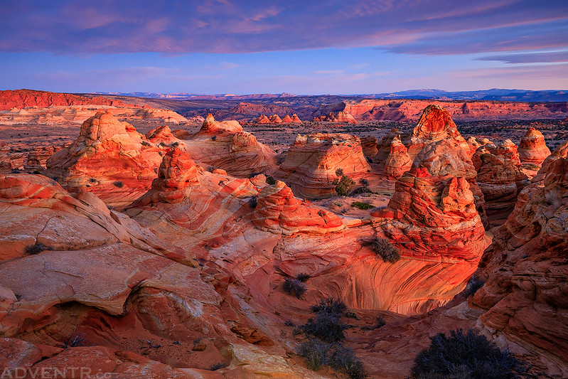 Coyote Buttes Alpenglow