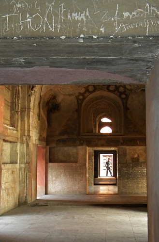 A room at the Agra Fort, a 16th-century Mughal fortress, is another UNESCO World Heritage site in Agra, and in its own way just as beautiful as the Taj Mahal