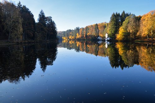 nikon d3300 sigma contemporary 18200dcoshsmc paysage landscape étang eaux reflexion reflet automne autumn arbres trees