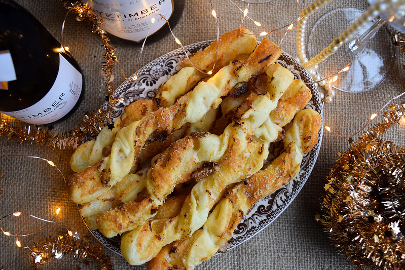 Sweet and Savoury Crystallised Ginger Cheese Straws