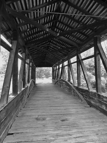 blackwhite bw cuppetts covered bridge bedford county pa pennsylvania transportation structures historical scenic landscape newparis georgeneat patriotportraits