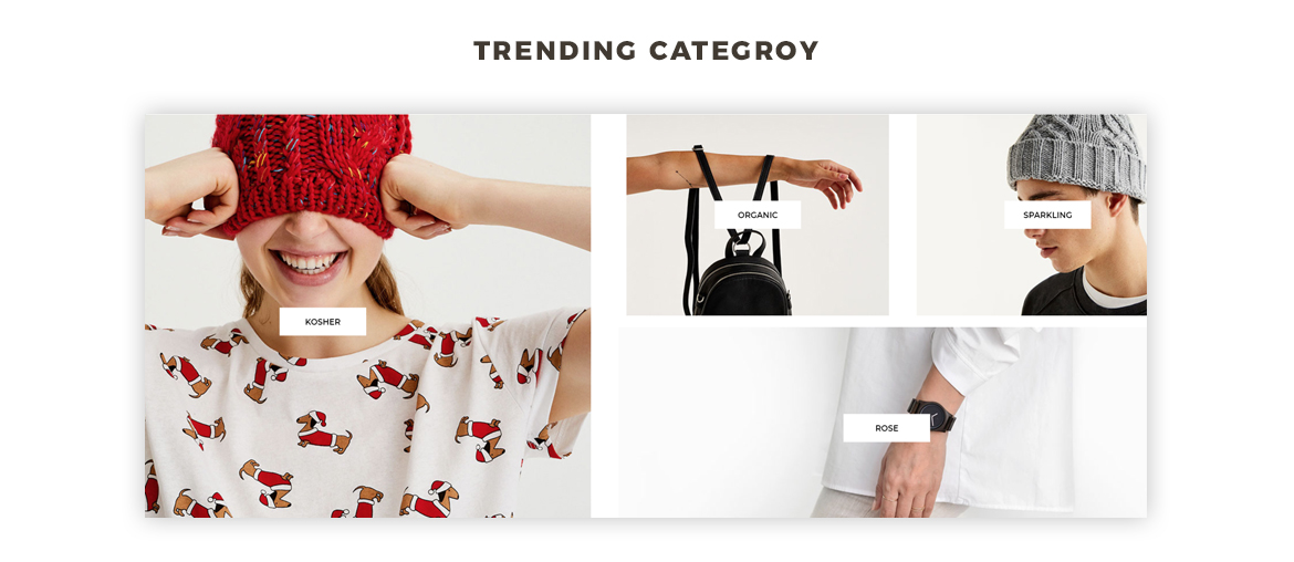 trending category - unisex fashion and accessories online store