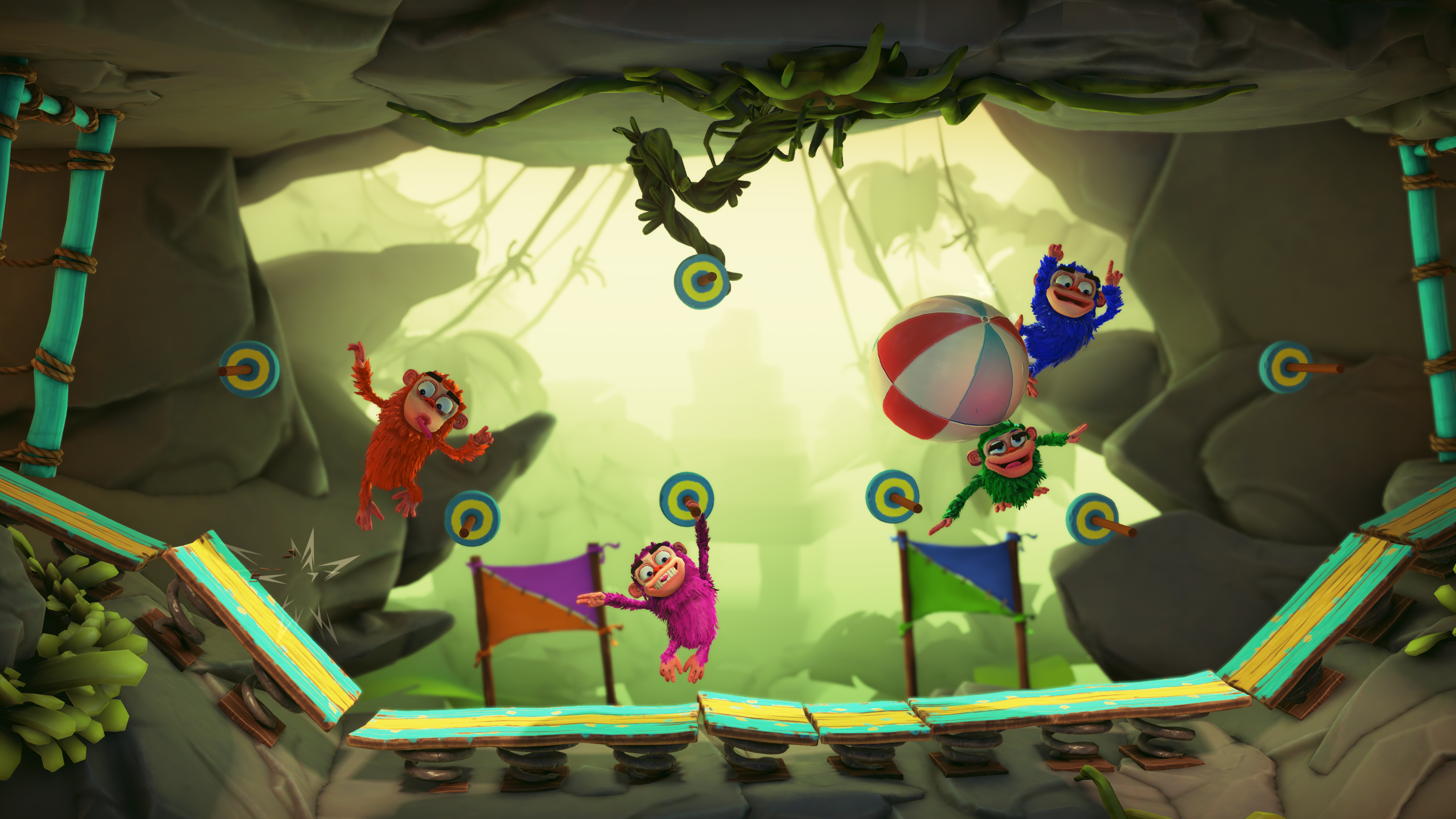 Chimparty Trae Diversion Party Game Con Playlink Para Toda A Familia
