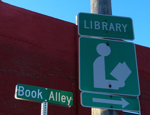 newvirginia iowa library book alley