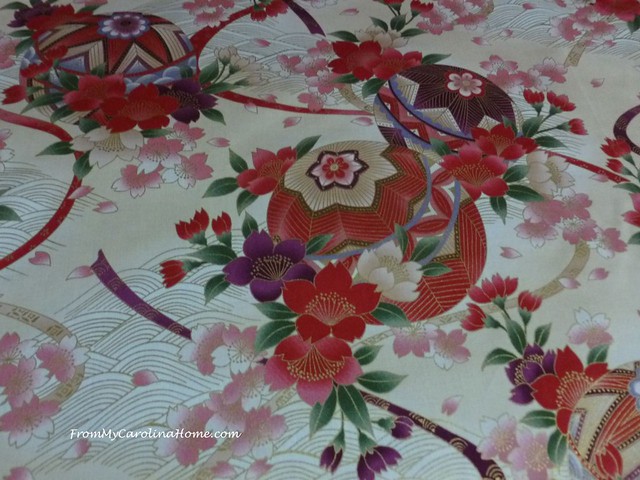 Asian Inspired Christmas Table Runner at From My Carolina Home