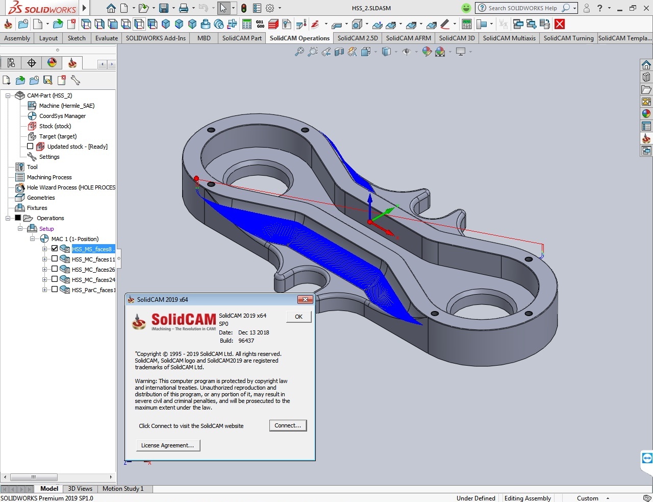 programming with SolidCAM 2019 SP0 for SolidWorks 2012-2019 full