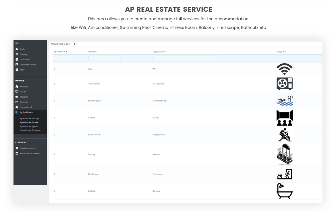 Ap Real Estate PrestaShop Module - Real Estate services