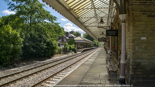 Hebden Bridge Station.