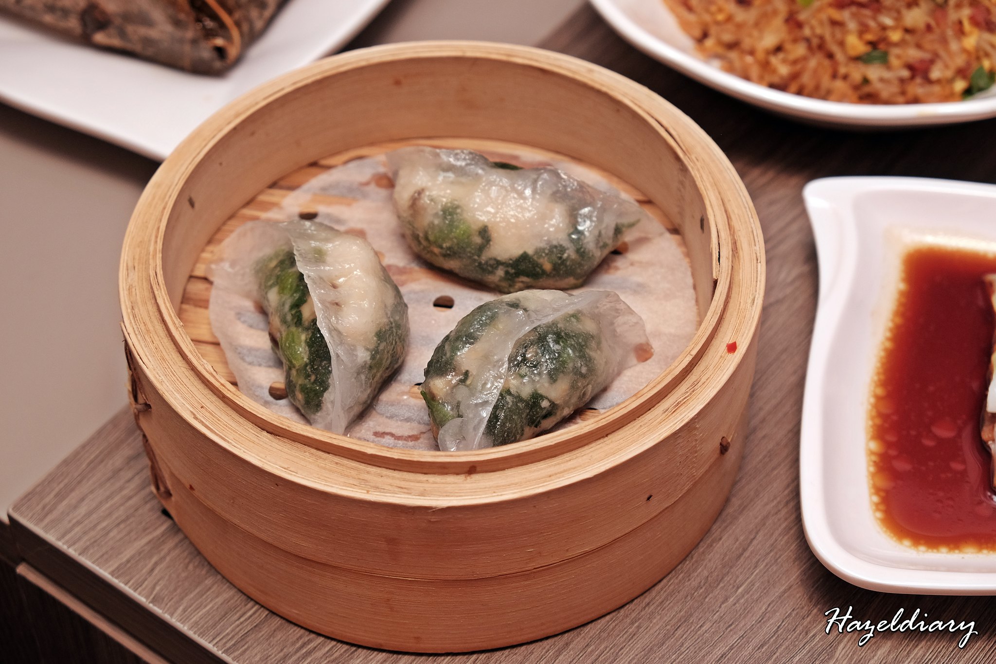 Tim Ho Wan -Crystal Dumpling with Spinach