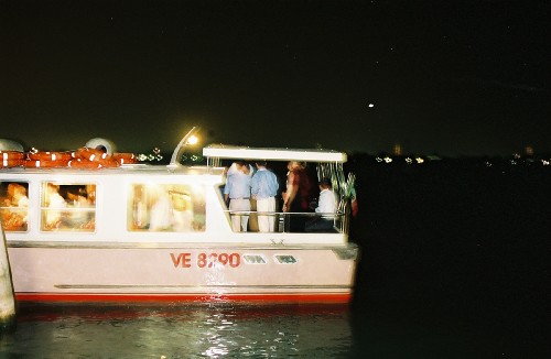 25 Return by boat taxi