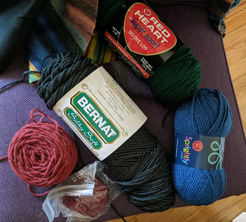 Yarns for the Charity Scarf