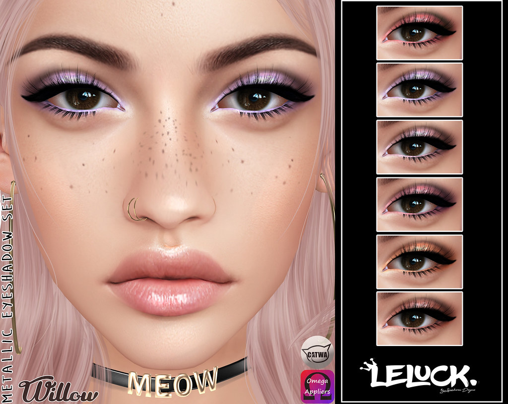 [LeLuck]Metallic Eyeshadow Set Willow