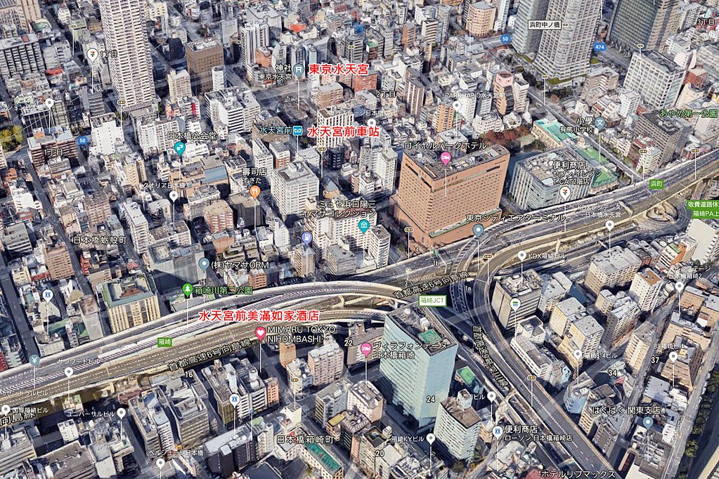 MIMARU Tokyo Nihombashi Suitengumae Map