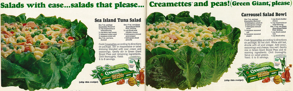 Creamettes, Green Giant 1965
