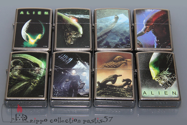 2017 Zippo Alien Collection by Bradford Exchange Serie 01
